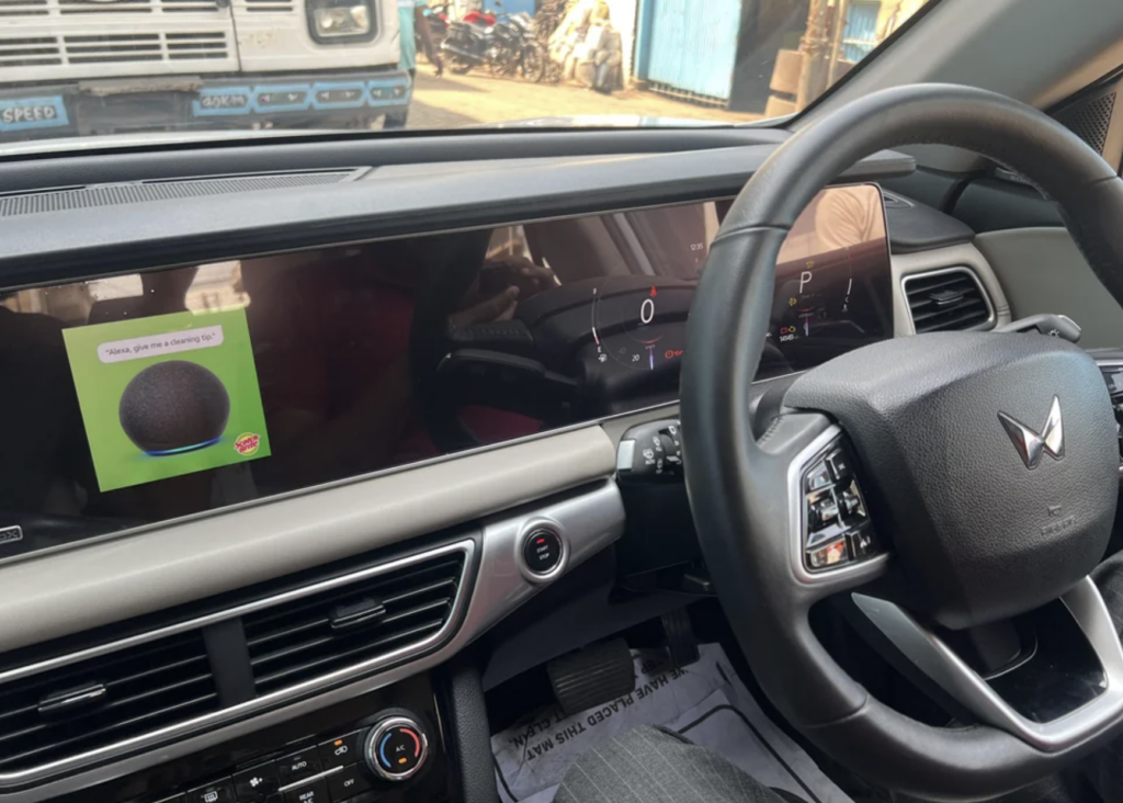 Shocking! Mahindra XUV 700 Starts Showing Ads On Infotainment Screen (See Image)